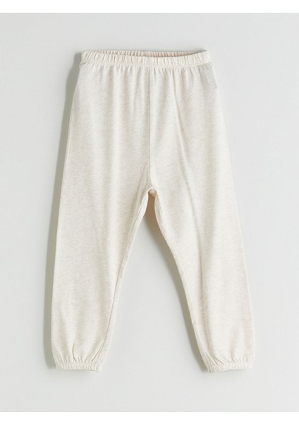 Yeni Sezon Beli Lastikli Basic Kız Bebek Pijama Alt 3'lü