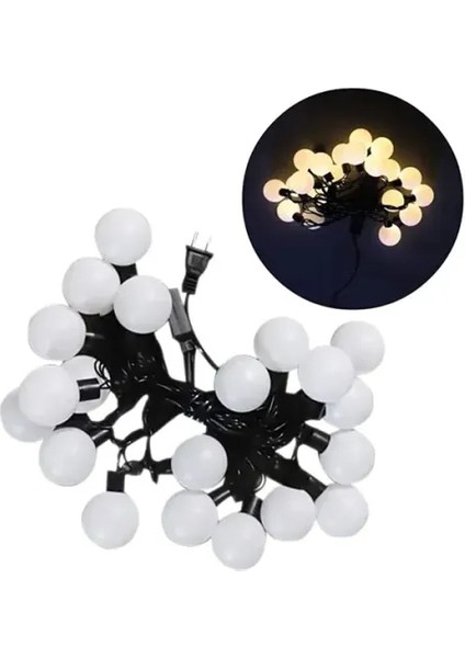 5 Metre 28 LED Top Işık Sarı Fişli Siyah Kablo indirimleri