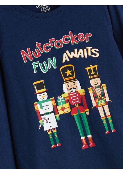 Peak Yeni Sezon Bisiklet Yaka Baskılı Erkek Çocuk Pijama Takım modelleri