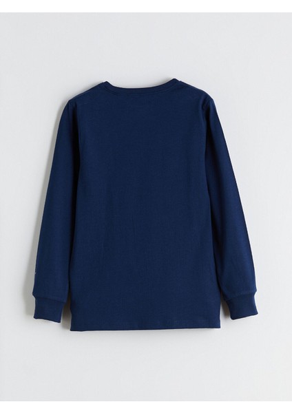 Peak Yeni Sezon Bisiklet Yaka Baskılı Erkek Çocuk Pijama Takım fırsatları