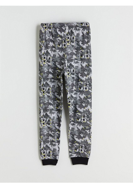 Peak Yeni Sezon Bisiklet Yaka Erkek Çocuk Pijama Takımı