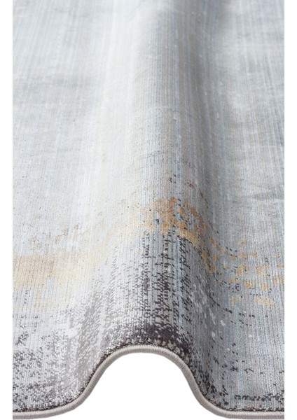 Kotor 11 Grey Gold Sık Dokuma Bambu ile Üretilen Modern ve Sade Salon, Oturma Odası Halısı modelleri