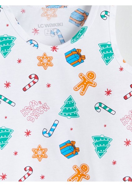 Artı Yeni Sezon Bisiklet Yaka Baskılı Erkek Çocuk Atlet 2'li