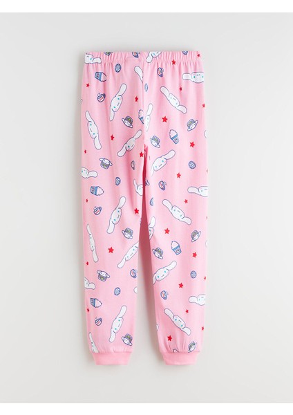 Peak Yeni Sezon Bisiklet Yaka Cinnamoroll Baskılı Kız Çocuk Pijama Takımı indirimleri