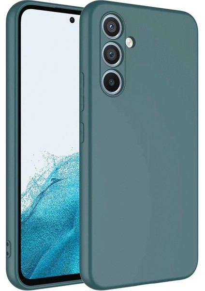 MYT09 Samsung Galaxy A16 5g Kılıf First Silikon - Koyu Yeşil