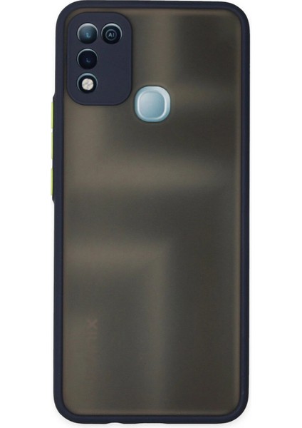 MYT09 Infinix Hot 10 Play Kılıf Montreal Silikon Kapak - Lacivert