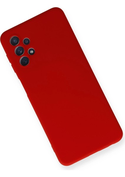 MYT09 Samsung Galaxy A52 Kılıf Nano Içi Kadife Silikon - Kırmızı modelleri