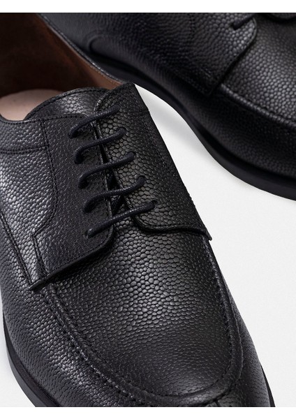 Ayakkabı Siyah Hakiki Floater Deri El Yapımı Split Toe Klasik Erkek Ayakkabı fırsatları