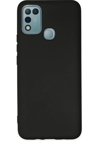 MYT09 Infinix Hot 10 Play Kılıf Nano Içi Kadife Silikon - Siyah