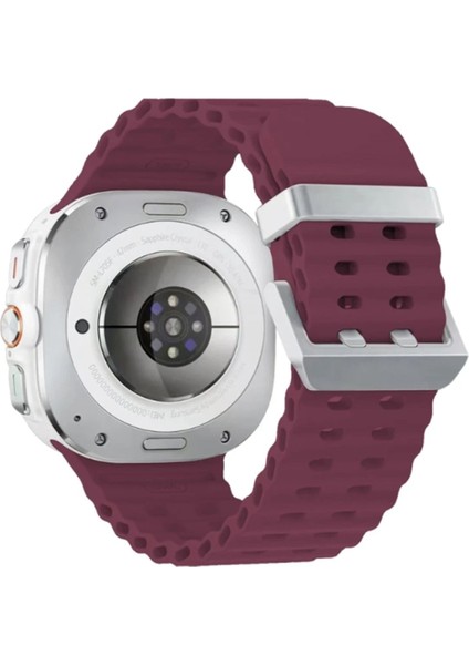 MYT09 Watch 7 Ultra KR417 Rug Silikon Kordon - Mor