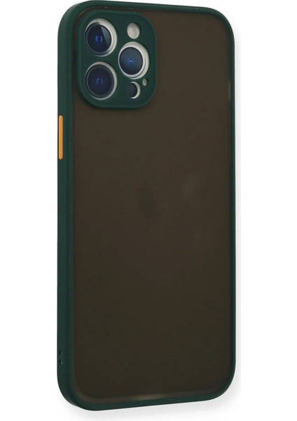 MYT09 iPhone 12 Pro Max Kılıf Montreal Silikon Kapak - Yeşil fiyatları