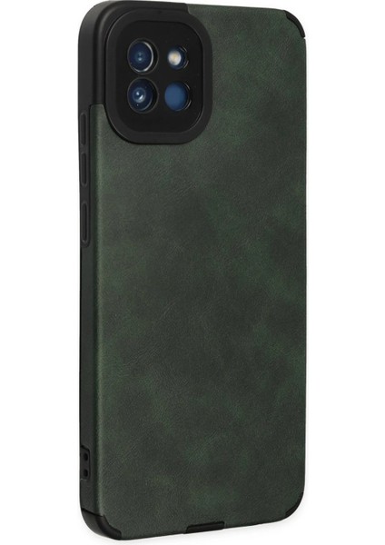 MYT09 Samsung Galaxy A03 Kılıf Loop Deri Silikon - Yeşil fiyatları