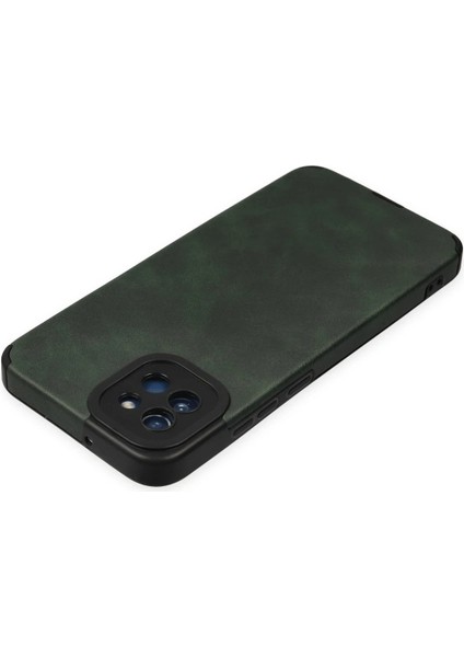 MYT09 Samsung Galaxy A03 Kılıf Loop Deri Silikon - Yeşil fırsatları