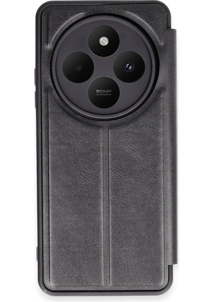 MYT09 Xiaomi Redmi 14C Kılıf Flip Cover - Siyah