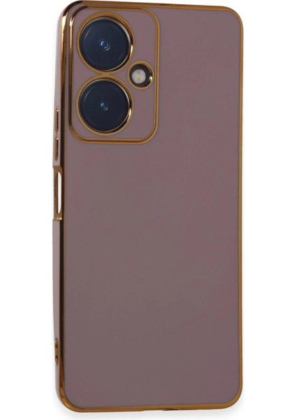 MYT09 Vivo Y27 Kılıf Volet Silikon - Mor