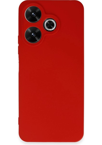 MYT09 Xiaomi Redmi 13 4g Kılıf First Silikon - Kırmızı