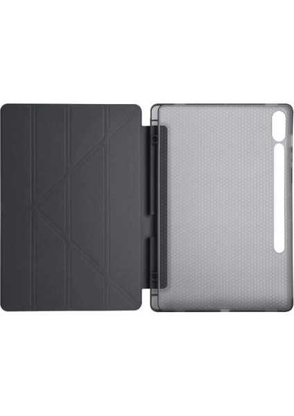 MYT09 Samsung Galaxy X610 Tab S9 Fe Plus 12.4 Kılıf Kalemlikli Mars Tablet Kılıfı - Siyah modelleri