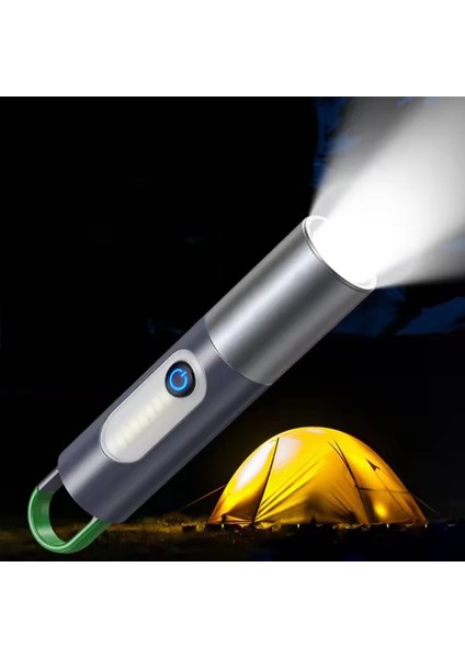 Type-C Girişli 750 Lümen Şarjlı Kamp Lambası WT-298