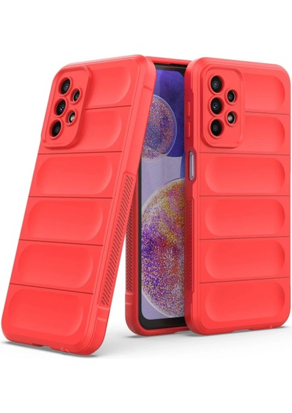 MYT09 Samsung Galaxy A23 4g Kılıf Optimum Silikon - Kırmızı fiyatları