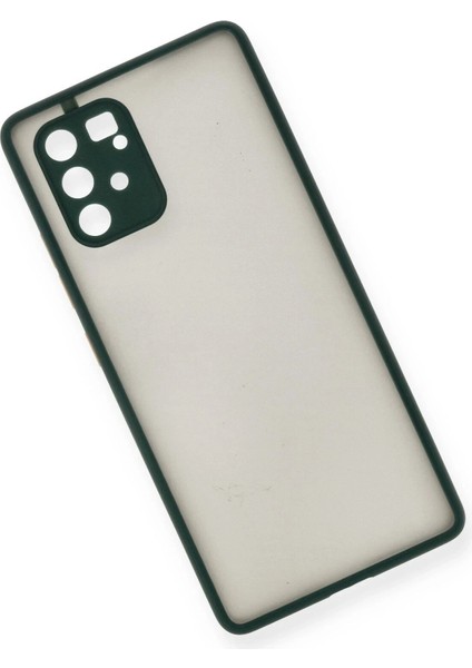 MYT09 Samsung Galaxy A91 / S10 Lite Kılıf Montreal Silikon Kapak - Yeşil modelleri