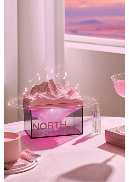 MYT09 Z4 Kuzey Okyanus Temalı Gece Lambası Özellikli Bt Kablosuz Hoparlör - Pembe indirimleri