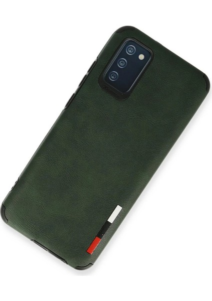 MYT09 Samsung Galaxy A03S Kılıf Loop Deri Silikon - Yeşil fiyatları