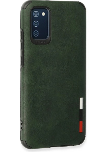 MYT09 Samsung Galaxy A03S Kılıf Loop Deri Silikon - Yeşil modelleri