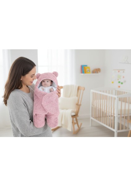 Welsoft Kuzu Kundak Kulaklı Kapüşonlu Bebek Battaniyesi 0-12 Ay – Yumuşak Yeni Doğan Kundaklama Battaniyesi, Sarılma Battaniyesi, Çok Amaçlı Alt Açma Örtüsü, Swaddle Kundak fiyatları