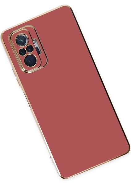 MYT09 Xiaomi Redmi Note 10 Pro Kılıf Volet Silikon - Kırmızı modelleri