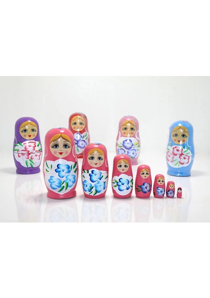 7'li Ahşap Matruşka ALK1202