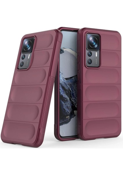 MYT09 Xiaomi Mi 12T Pro Kılıf Optimum Silikon - Bordo fiyatları