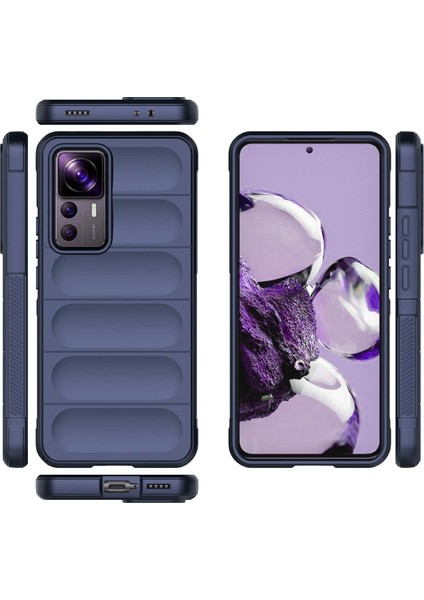 MYT09 Xiaomi Mi 12T Pro Kılıf Optimum Silikon - Lacivert modelleri