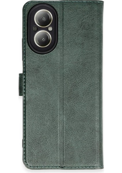 MYT09 Realme 12 Lite Kılıf Trend S Plus Kapaklı Kılıf - Yeşil