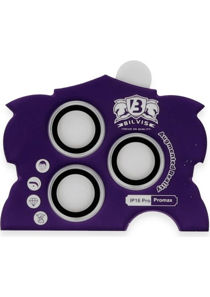 MYT09 iPhone 16 Pro Max Bilvis Titan Kamera Lens - Gümüş fiyatları