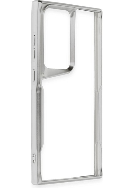 MYT09 Samsung Galaxy S24 Ultra Kılıf Boyi Silikon Kapak - Gümüş fiyatları