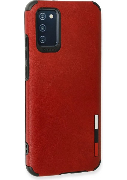 MYT09 Samsung Galaxy A03S Kılıf Loop Deri Silikon - Kırmızı modelleri