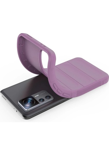MYT09 Xiaomi Mi 12T Pro Kılıf Optimum Silikon - Mor fırsatları