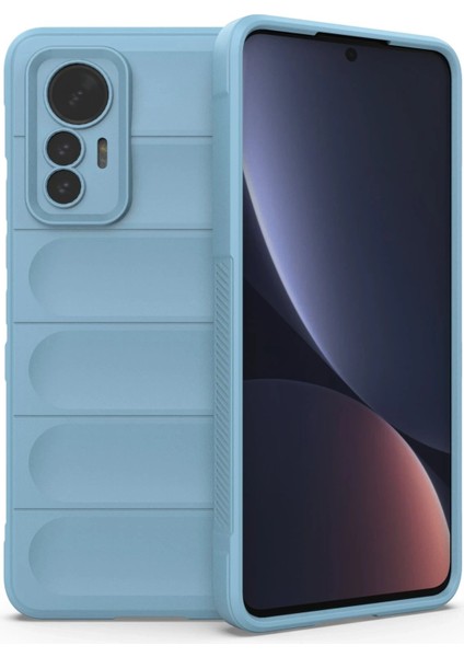 MYT09 Xiaomi Mi 12 Lite Kılıf Optimum Silikon - Sky Blue