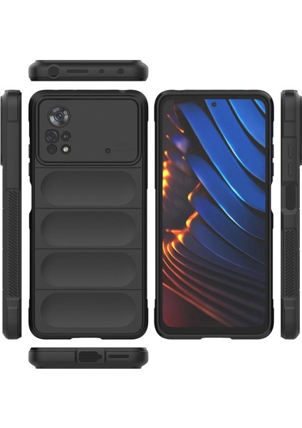 MYT09 Xiaomi Poco X4 Pro 5g Kılıf Optimum Silikon - Siyah modelleri