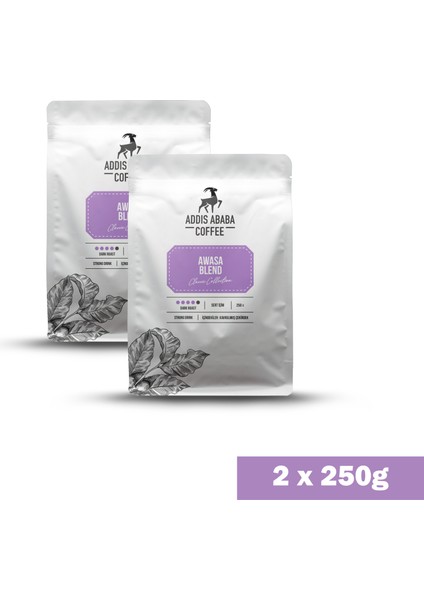 Awasa Blend Filtre Kahve (2x250 gr.) 500 Gram