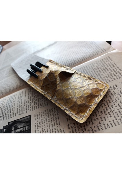 Gerçek Deri Özel Kalemleriniz Için Kalemlik ( 2*3 Kalem Için ) 27 cm \ 6 cm NLU95 fiyatları