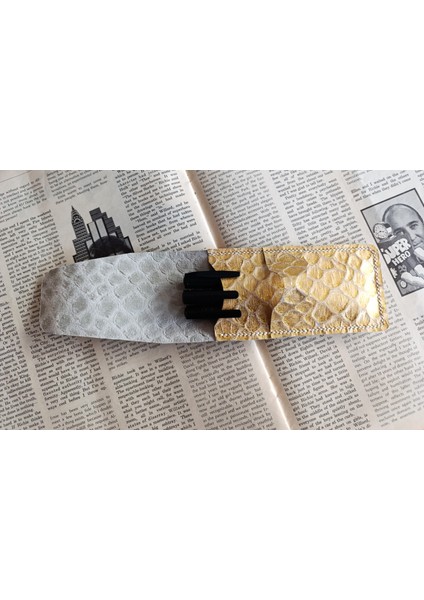 Gerçek Deri Özel Kalemleriniz Için Kalemlik ( 2*3 Kalem Için ) 27 cm \ 6 cm NLU95 fırsatları