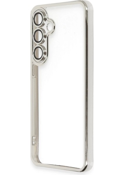 MYT09 Samsung Galaxy S24 Fe Kılıf Lensli Silikon - Gümüş fiyatları