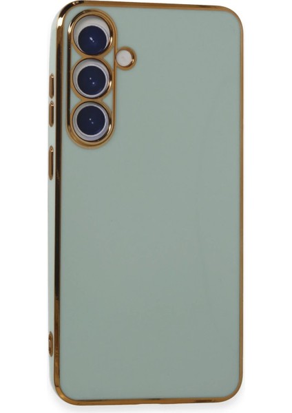 MYT09 Samsung Galaxy S24 Plus Kılıf Volet Silikon - Açık Yeşil