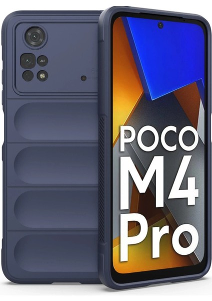 MYT09 Xiaomi Poco M4 Pro 4g Kılıf Optimum Silikon - Lacivert