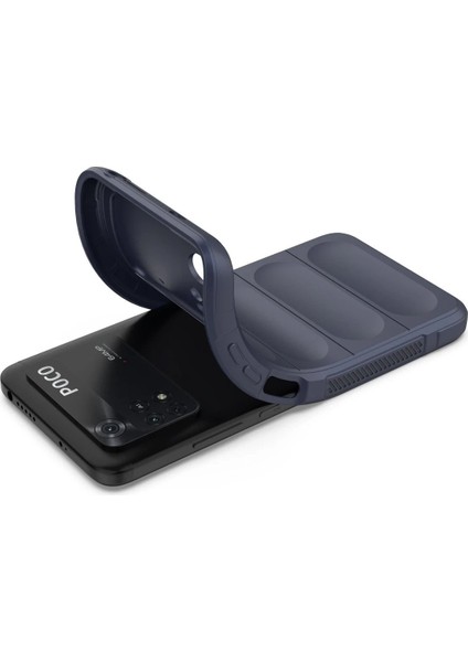 MYT09 Xiaomi Poco M4 Pro 4g Kılıf Optimum Silikon - Lacivert fırsatları