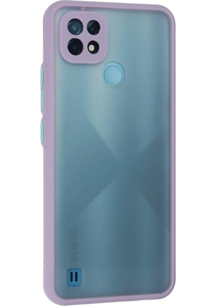 MYT09 Realme C21 Kılıf Montreal Silikon Kapak - Mor modelleri