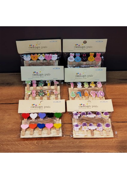 Ahşap Notluk Ipli Mandal