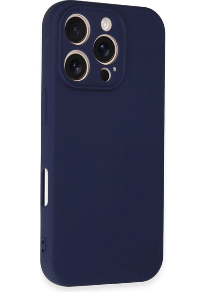 MYT09 iPhone 16 Pro Kılıf First Silikon - Lacivert fırsatları