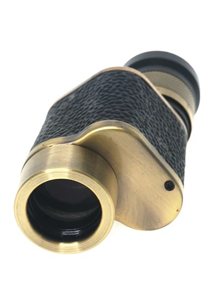 6X24 Baıgısh, Askeri Tarzi Pirinç ve Deri Kaplamalı, Deri Çantalı Monocular Dürbün Sarı fiyatları